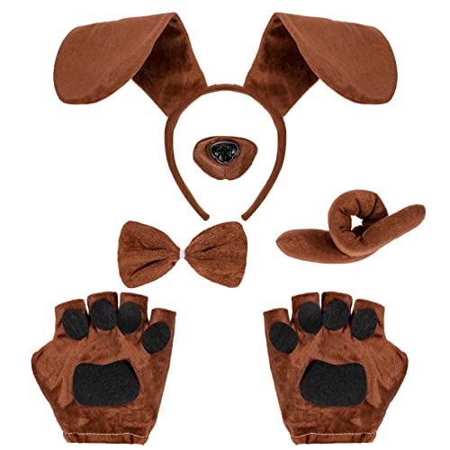 Diadema Con Orejas De Cachorro Dálmata, Cola De Tutú, Máscara